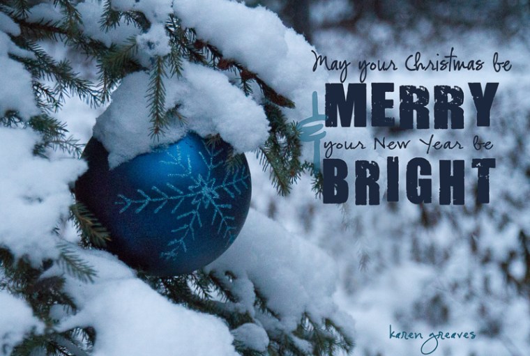 merry and bright greeting 2012