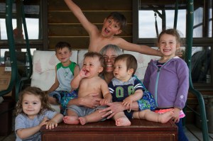 happy growing family